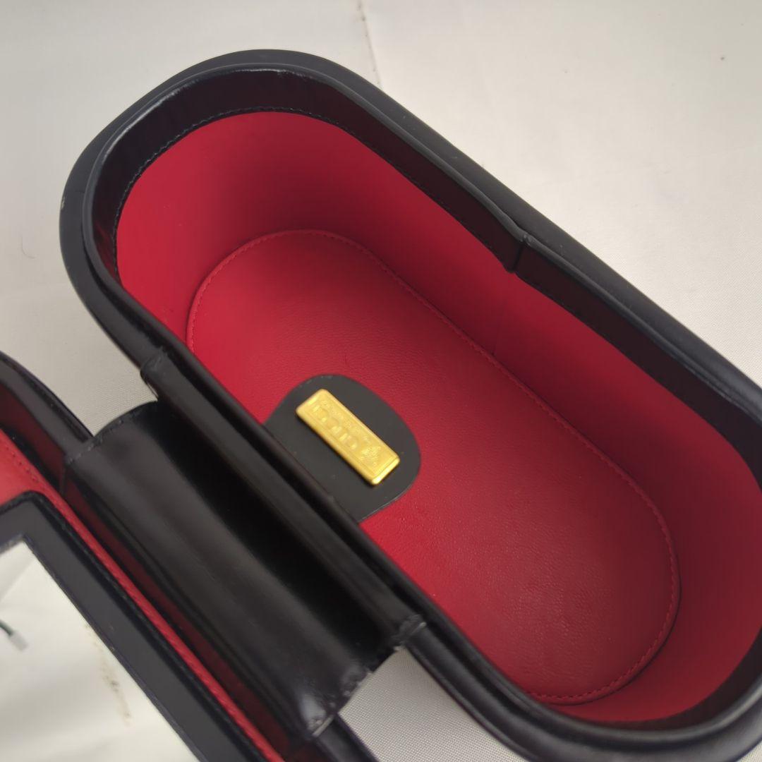 GUCCI グッチ バニティ バッグ ハンドバッグ プラハンドル ターンロック