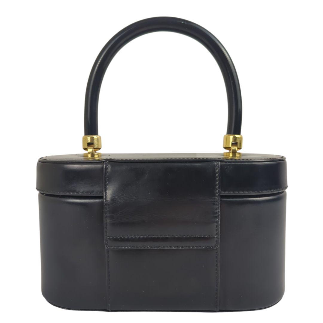 GUCCI グッチ バニティ バッグ ハンドバッグ プラハンドル ターンロック