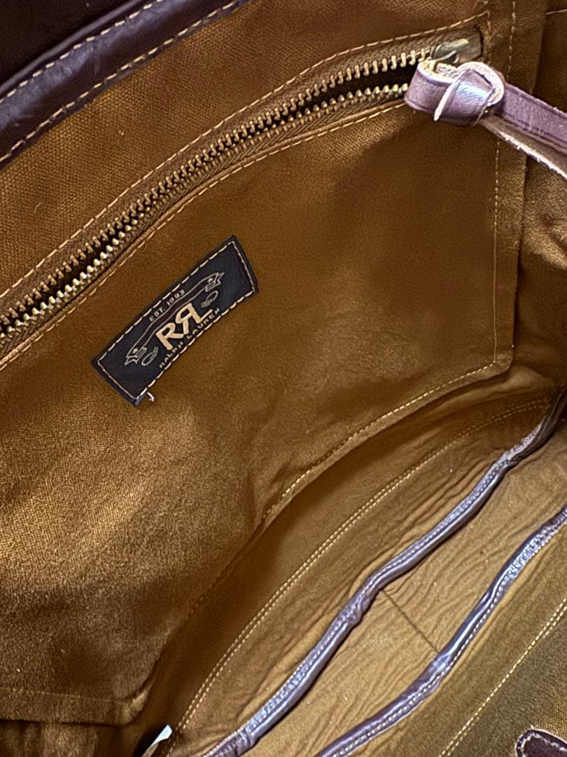 ＲＲＬ　チマヨ柄レザーショルダーバッグ