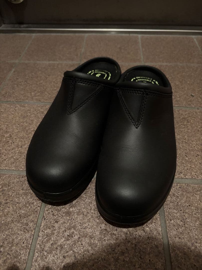 ブランドストーンブラック サボサンダル Vibramソール