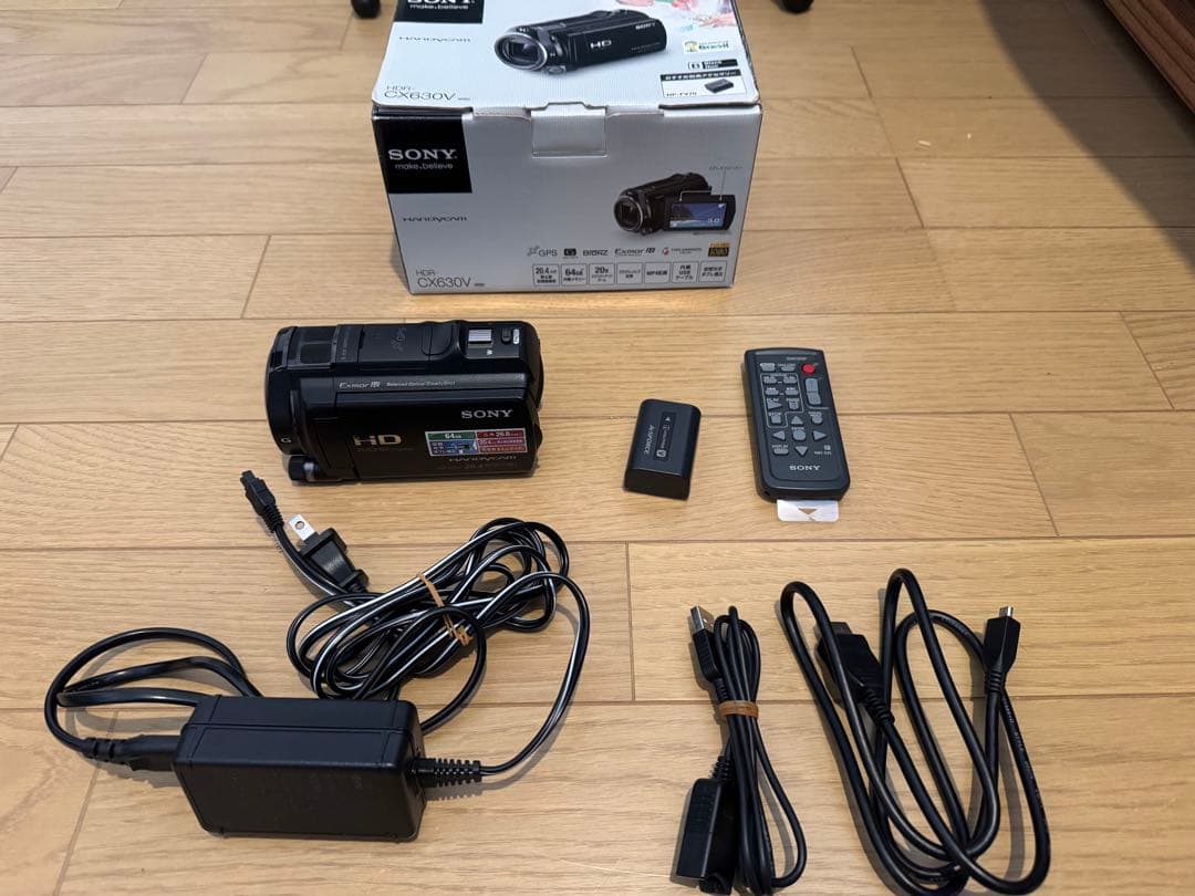 SONY HDR-CX630V ビデオカメラ