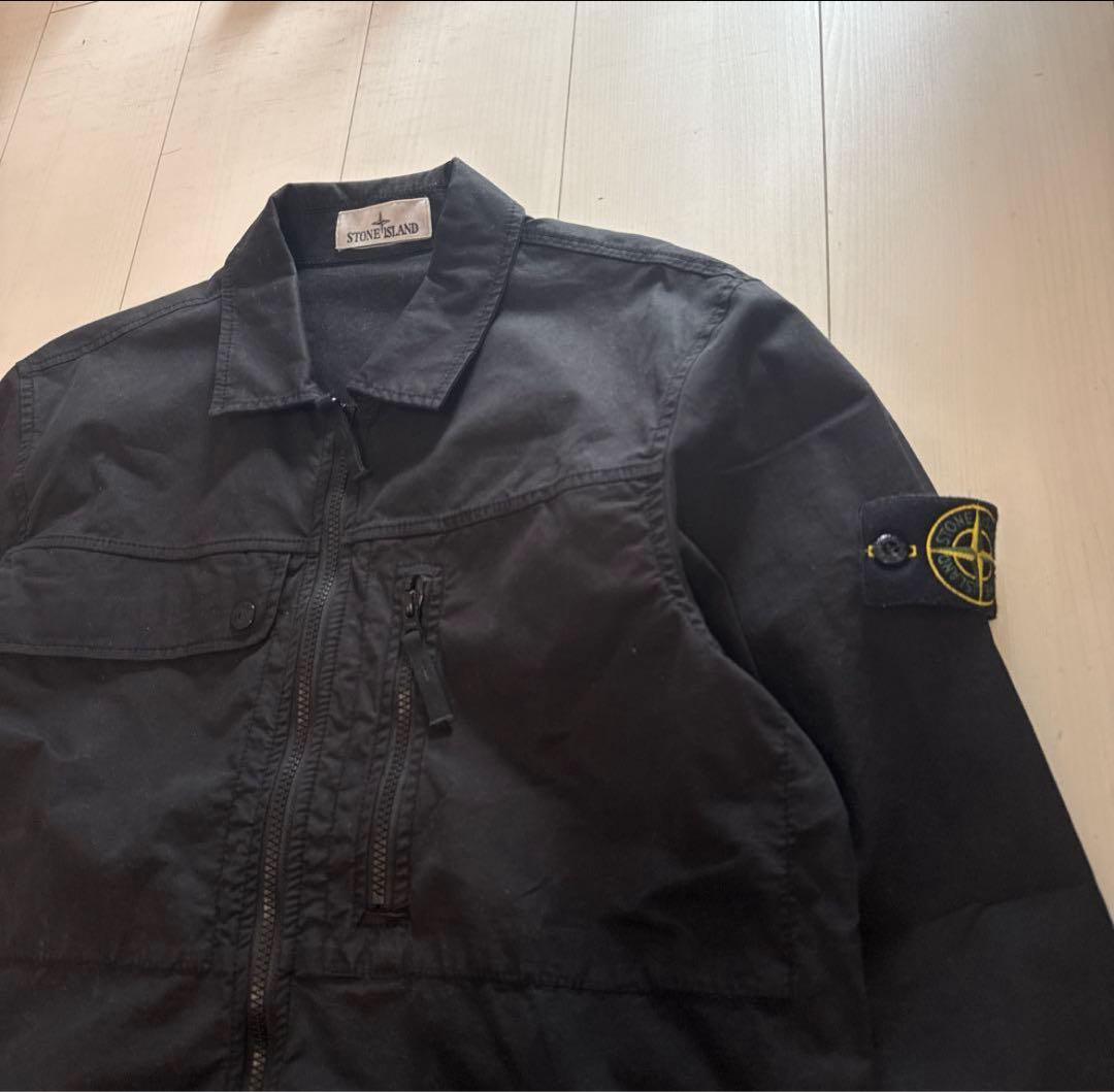 早い者勝ち！Stone  M ブラックガーメントダイ ジャケット