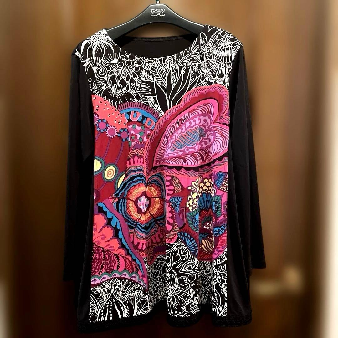 専用‼️極美品❣️ トクコ・プルミエヴォル フラワーチュニック