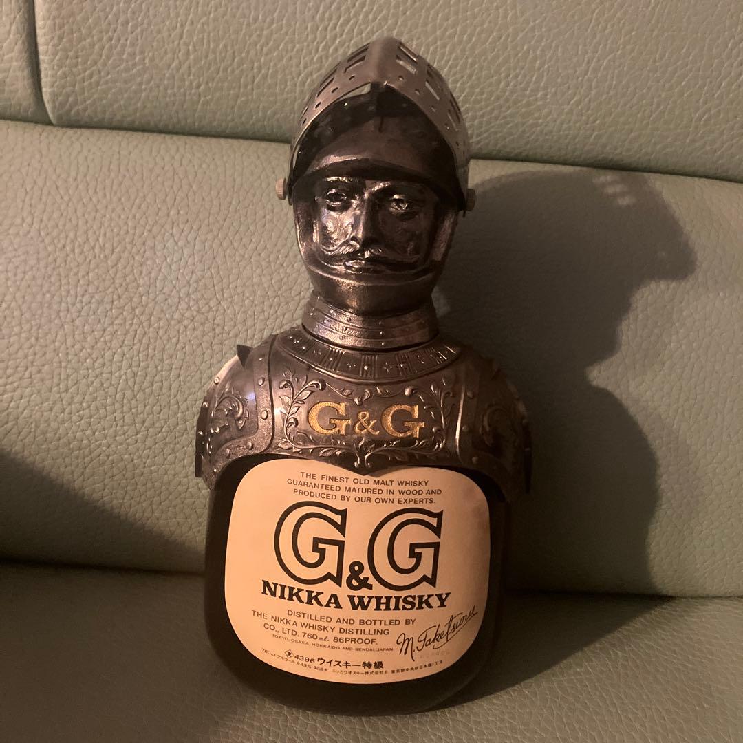 P*i様 G&G NIKKA WHISKY 86 proofウイスキー 騎士ボト