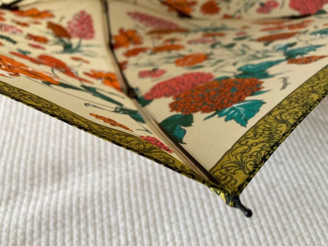 manipuri 花柄 2way折りたたみ傘 晴雨兼用