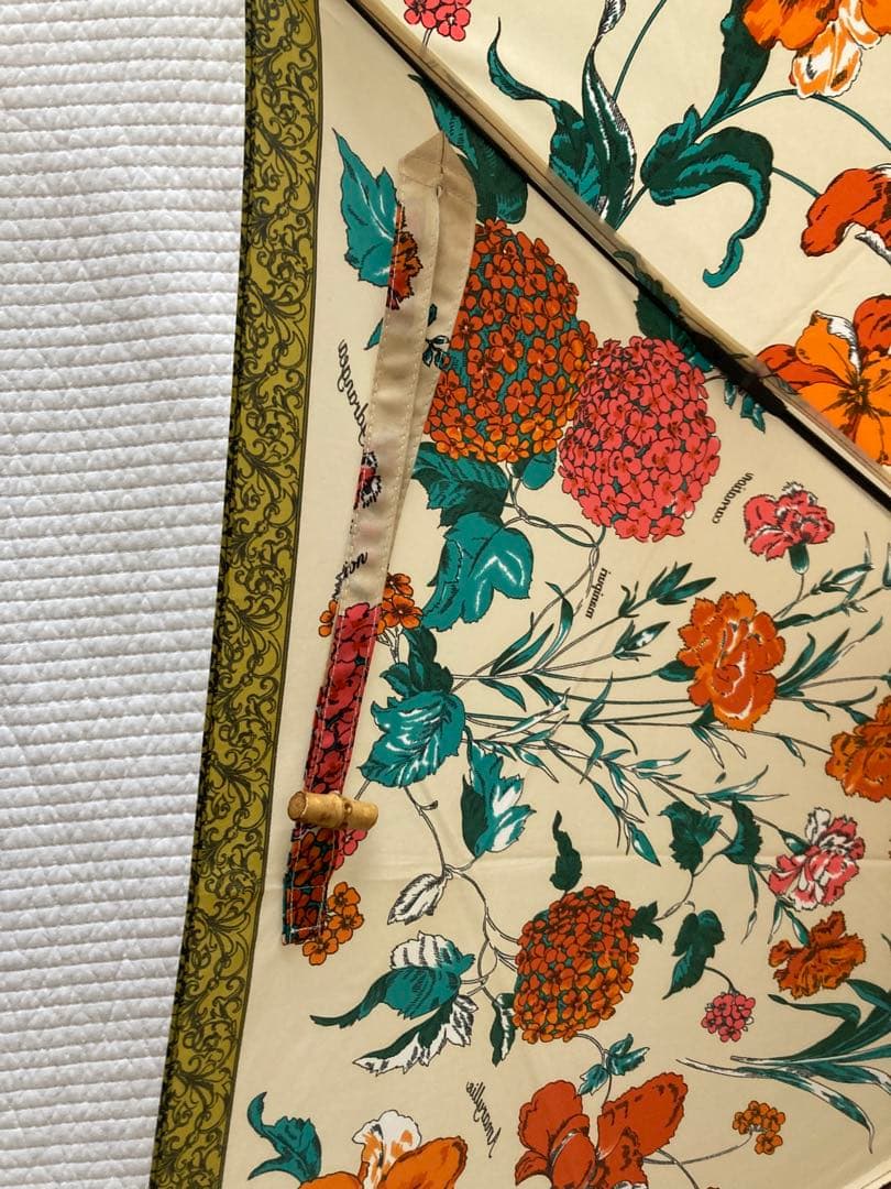 manipuri 花柄 2way折りたたみ傘 晴雨兼用