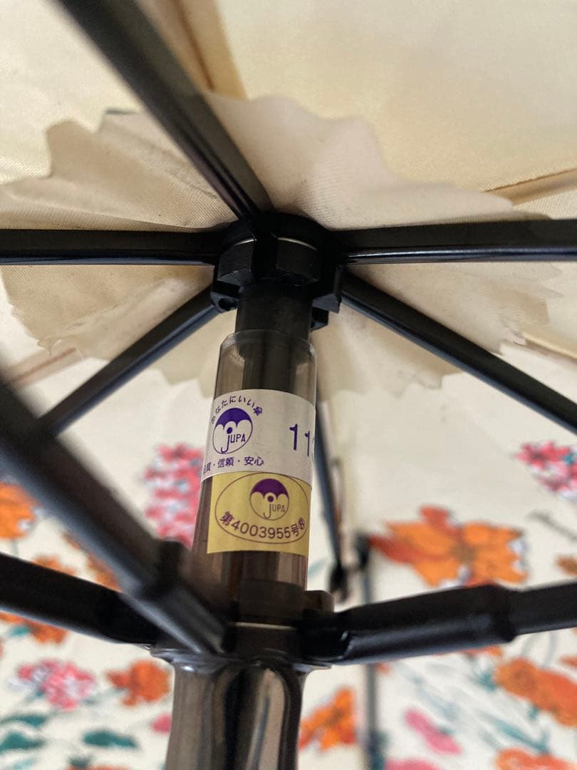 manipuri 花柄 2way折りたたみ傘 晴雨兼用