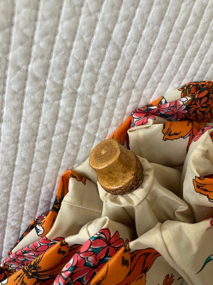 manipuri 花柄 2way折りたたみ傘 晴雨兼用