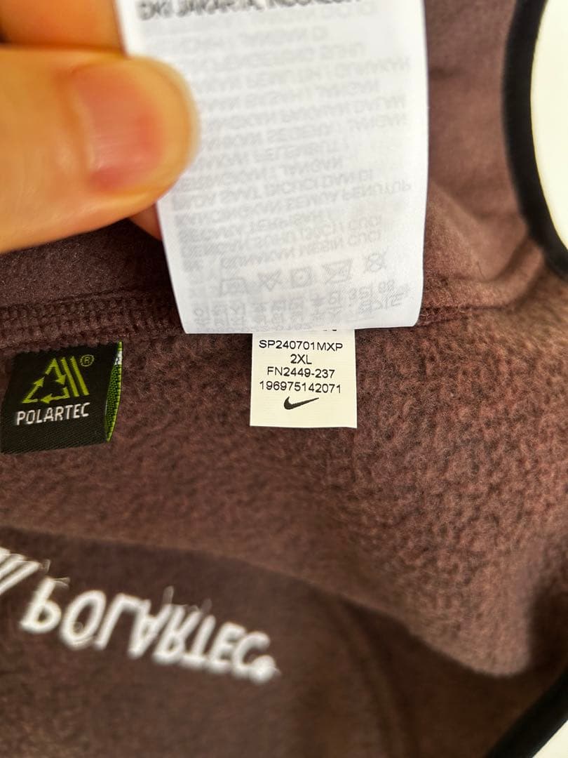 【新品タグ付】NIKE ACG ARCTIC WOLF フリース ベスト 2XL