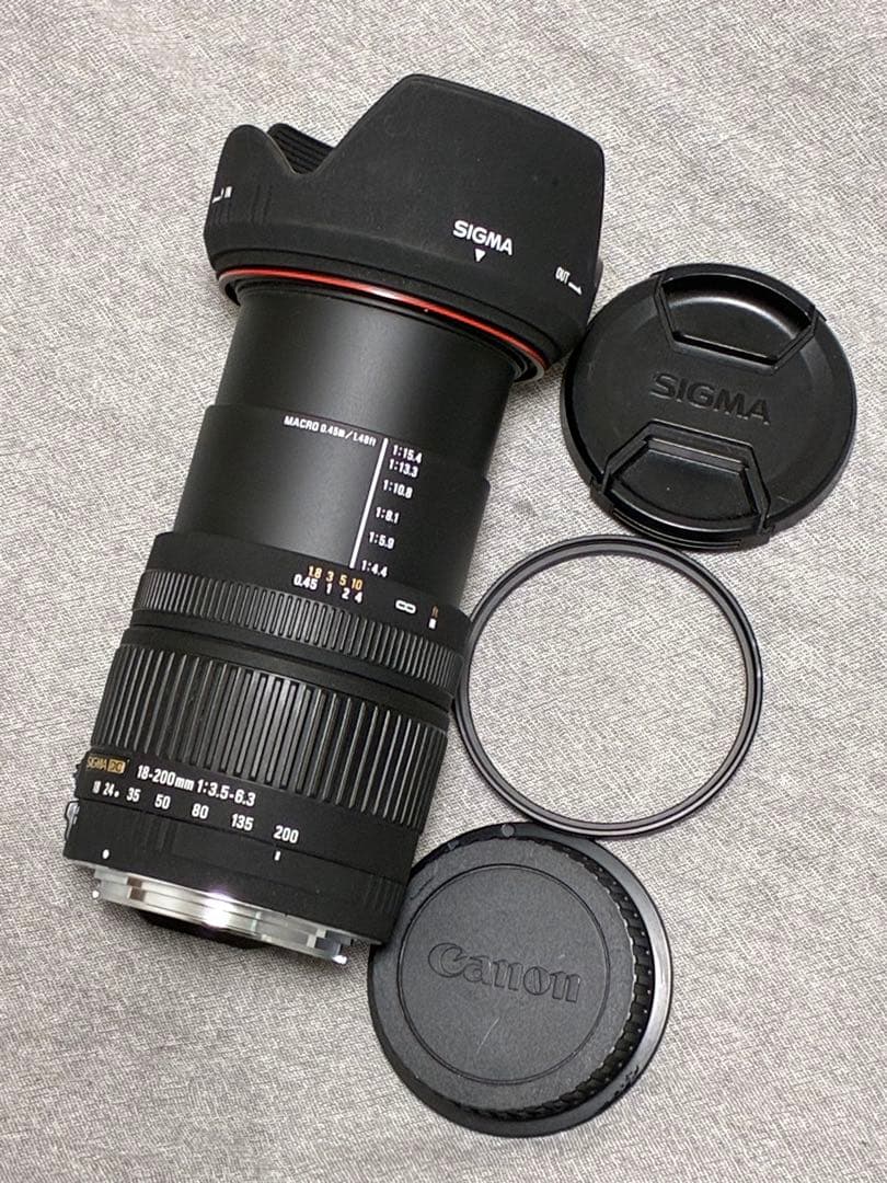 ⭐️美品⭐️シグマ SIGMA 18-200mm F3.5-6.3 DC キャノン用