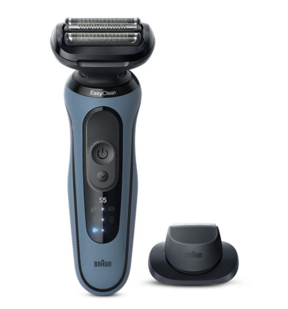 【新品未使用】ブラウン 52 A1200s シリーズ5 メンズシェーバー ブルー
