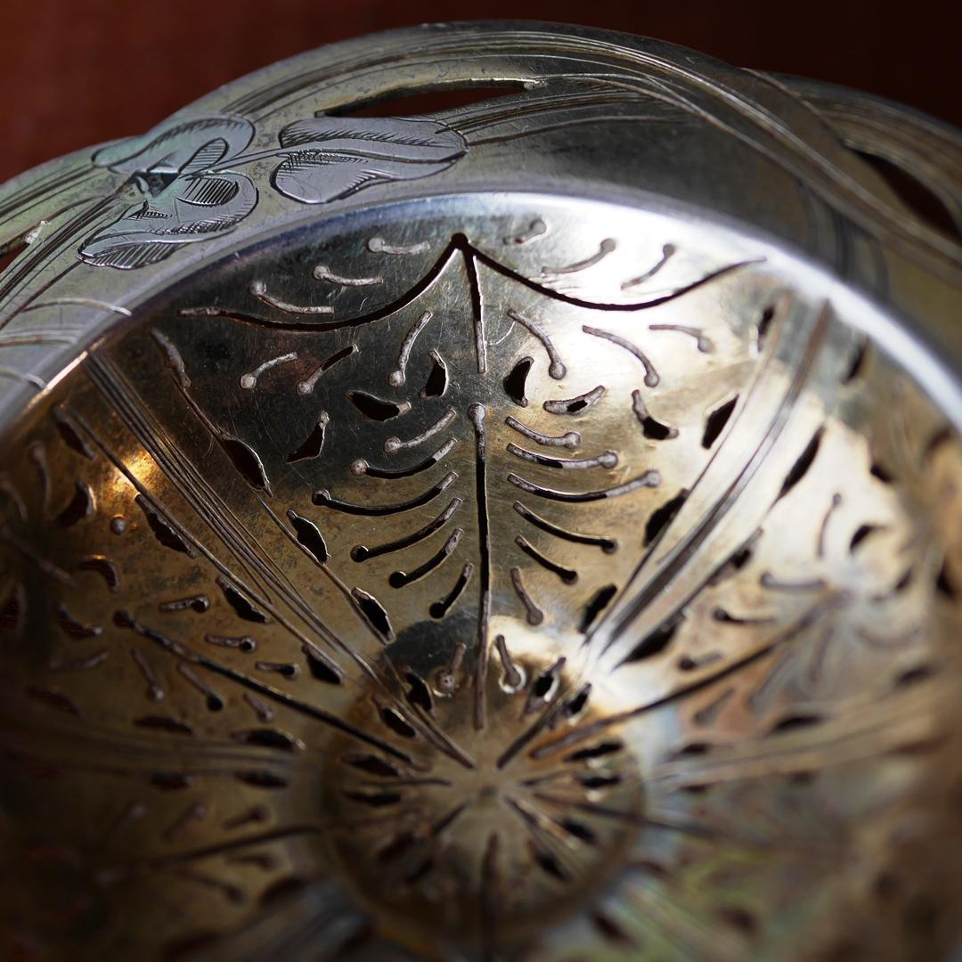 ◆PUIFORCAT◆ピュイフォルカ◆アイリス◆純銀ティーストレーナー◆