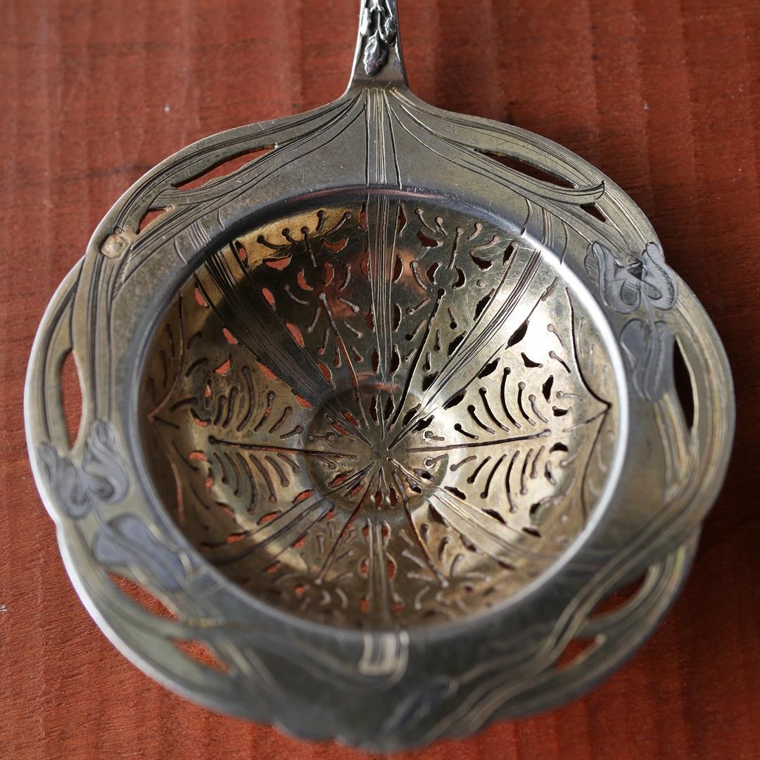 ◆PUIFORCAT◆ピュイフォルカ◆アイリス◆純銀ティーストレーナー◆