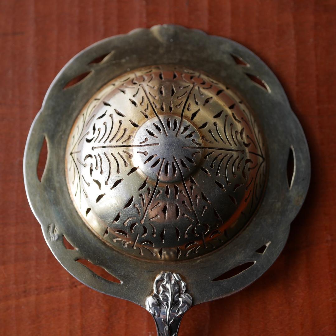 ◆PUIFORCAT◆ピュイフォルカ◆アイリス◆純銀ティーストレーナー◆