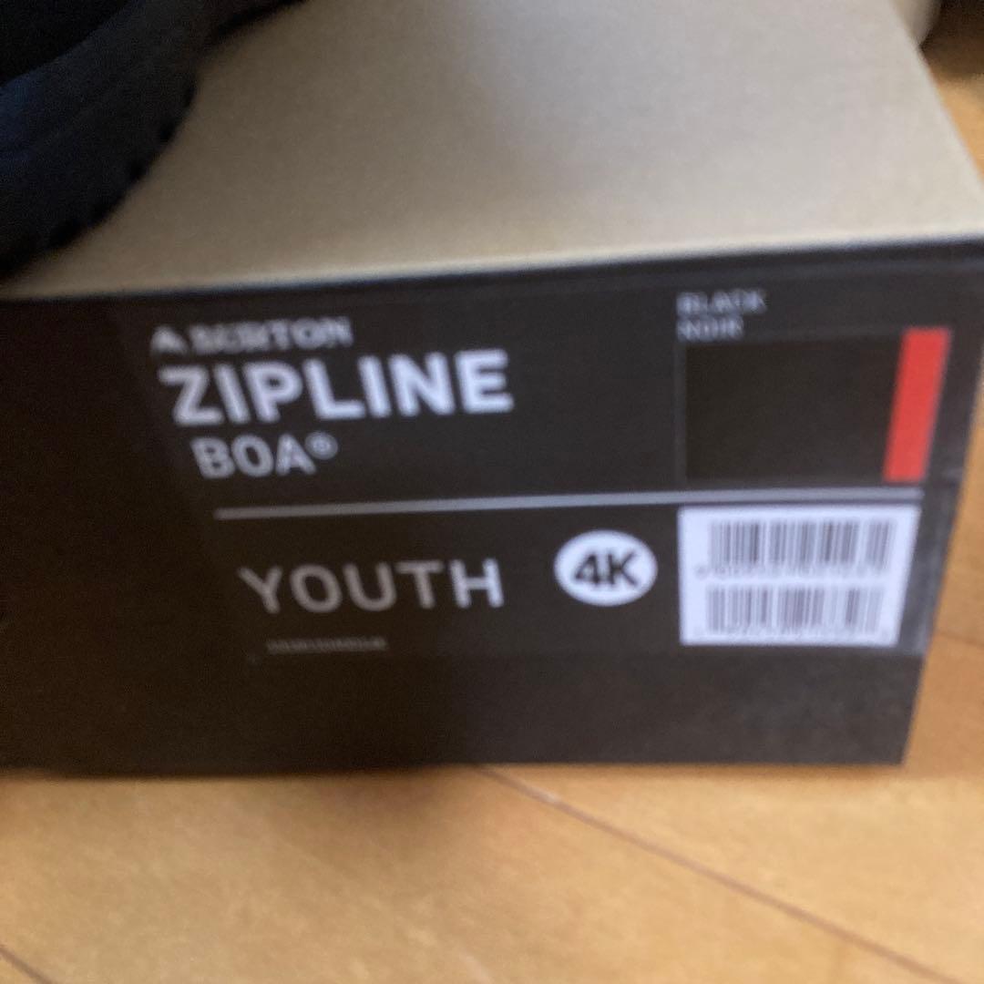 美品　burton zipline boa 4K 22センチ　バートンキッズ