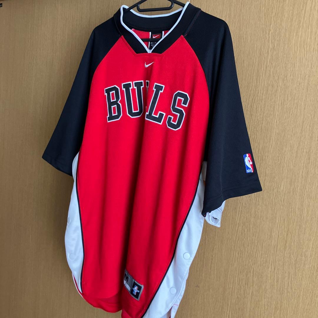 NIKE NBA シカゴ ブルズ ウォームアップシャツ ジャージ Mサイズ