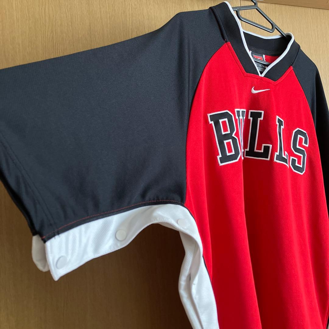 NIKE NBA シカゴ ブルズ ウォームアップシャツ ジャージ Mサイズ