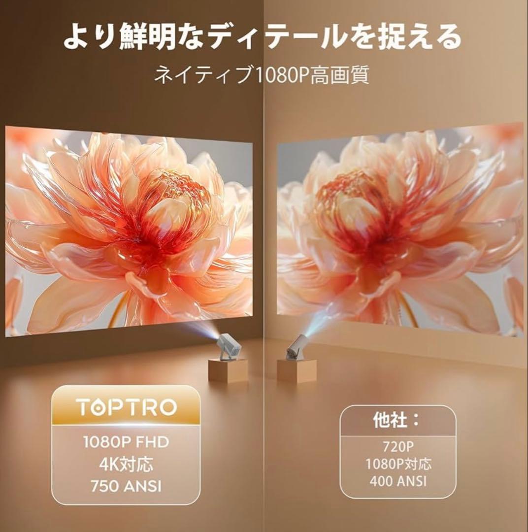 ✨プロジェクター✨家庭用 4K 天井投影 WIFI6 Bluetooth5.3