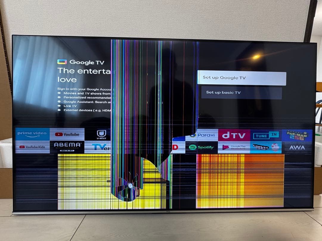 【ジャンク品】TCL 55型テレビ 2023年製