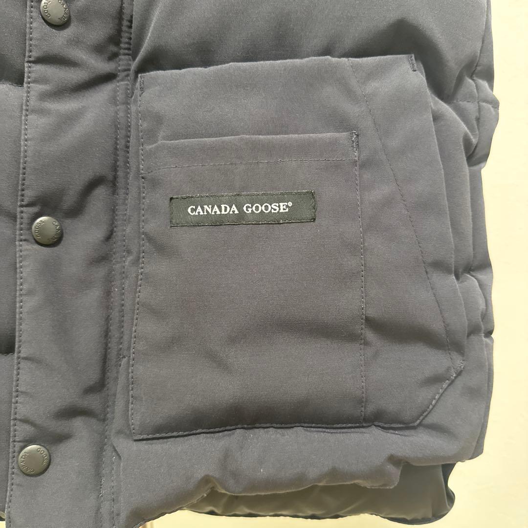 カナダグース　ダウンベスト　ネイビー　サイズS