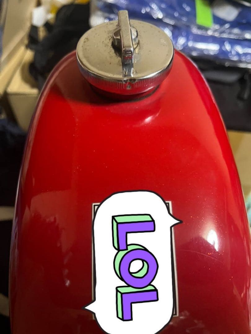 ゆ*う様 6V純正 4Lモンキー 燃料タンク タンク内比較的綺麗