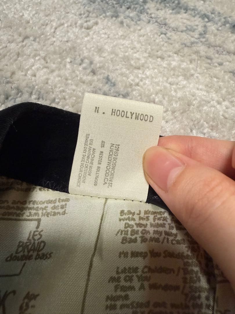 N. Hoolywood チェック柄 テーラードジャケット