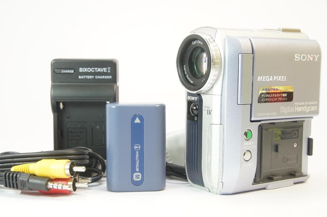 【極美品】SONY DCR-PC105 miniDV デジタルビデオカメラ
