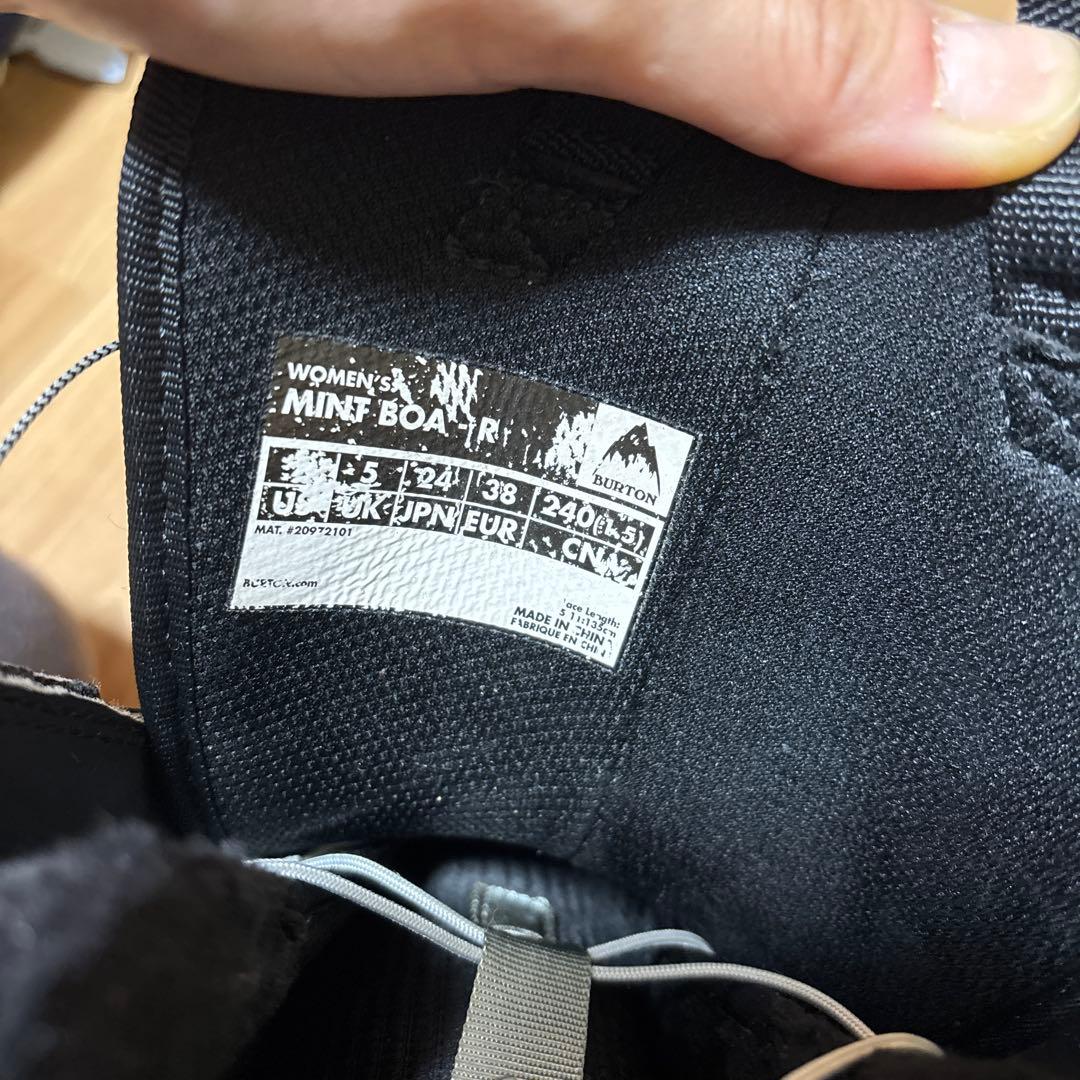 BOAシステム スノーボードブーツ 黒