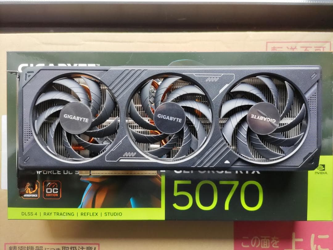 咚*ん様 GIGABYTE GEFORCE RTX 5070（最終）
