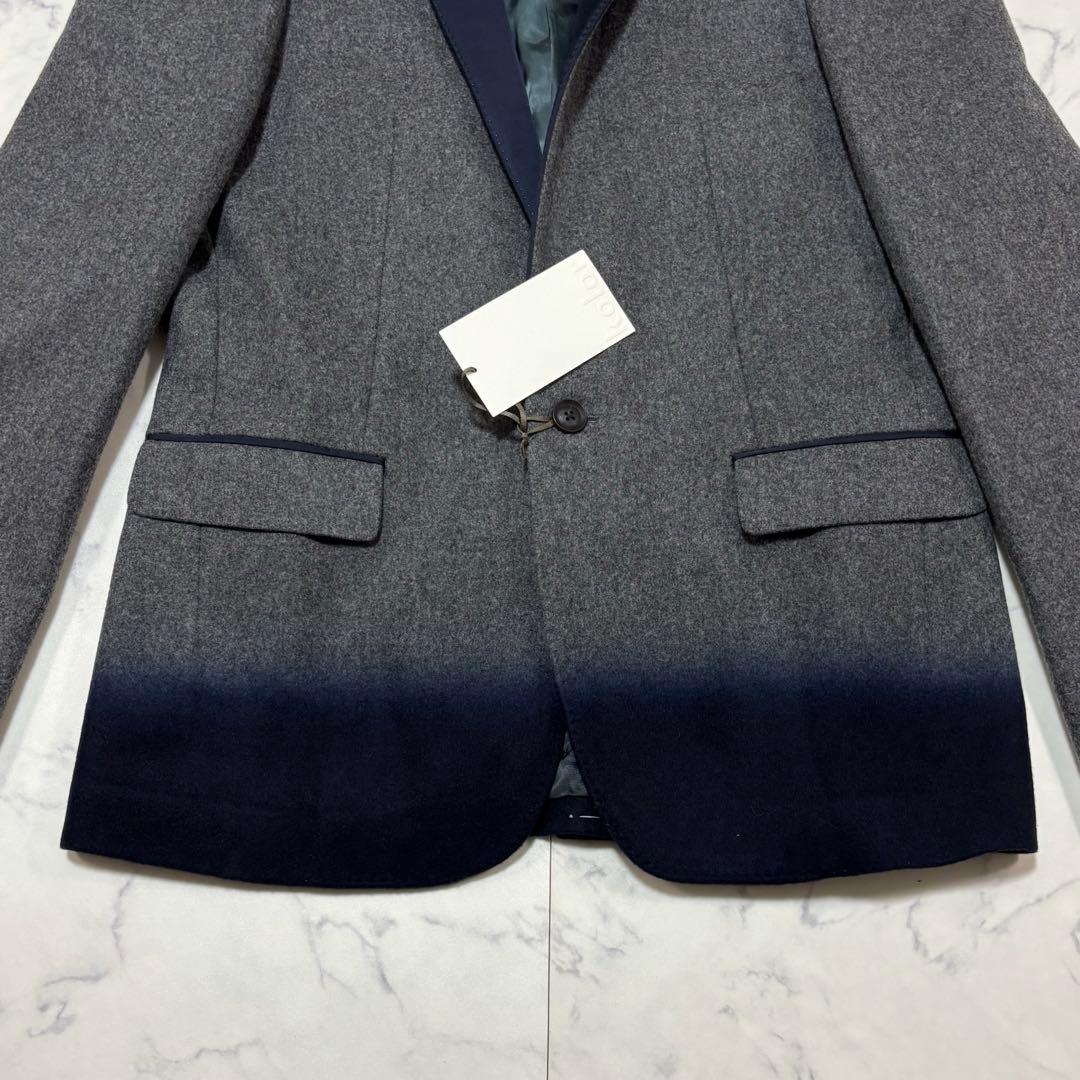 ほぼ未使用kolor カシミア混 オーバサイズ ジャケット XL