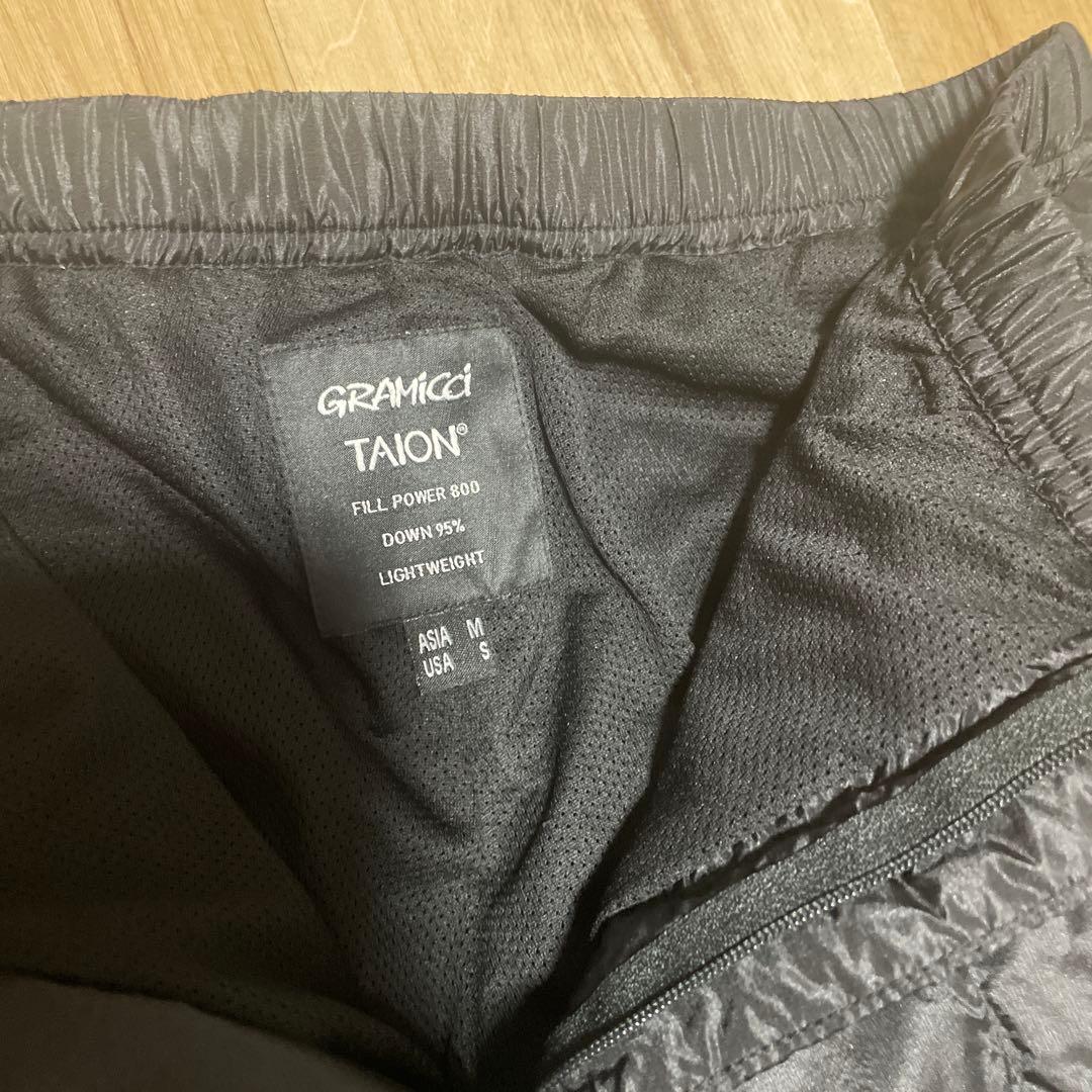 GRAMICCI TAION ダウンパンツ M 黒