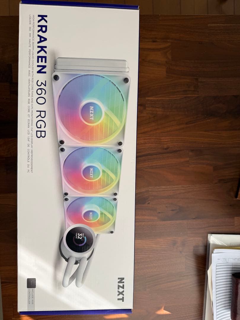 NZXT KRAKEN RGB 360 White 簡易水冷CPUクーラー