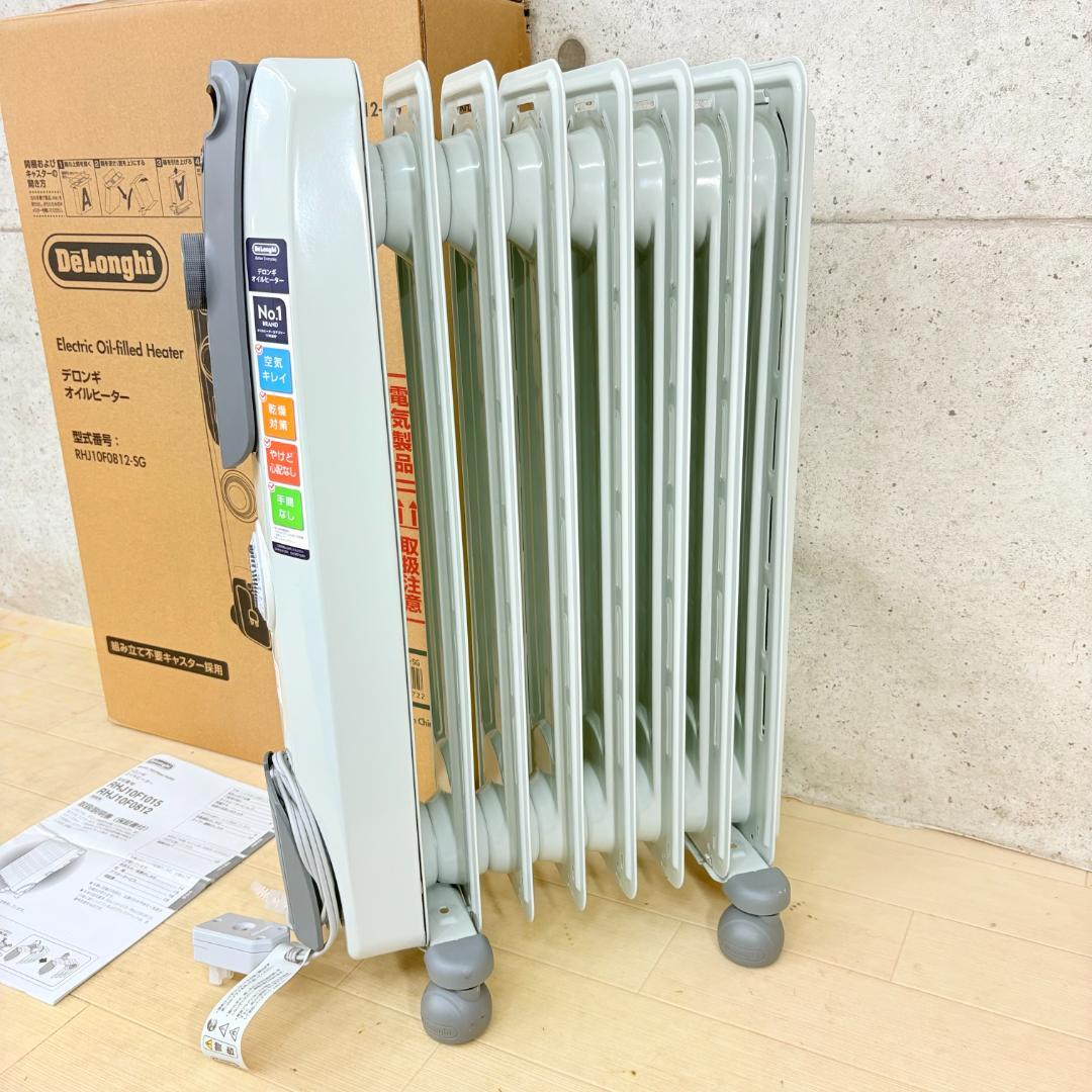 【美品！】デロンギ オイルヒーター RHJ10F0812-SG
