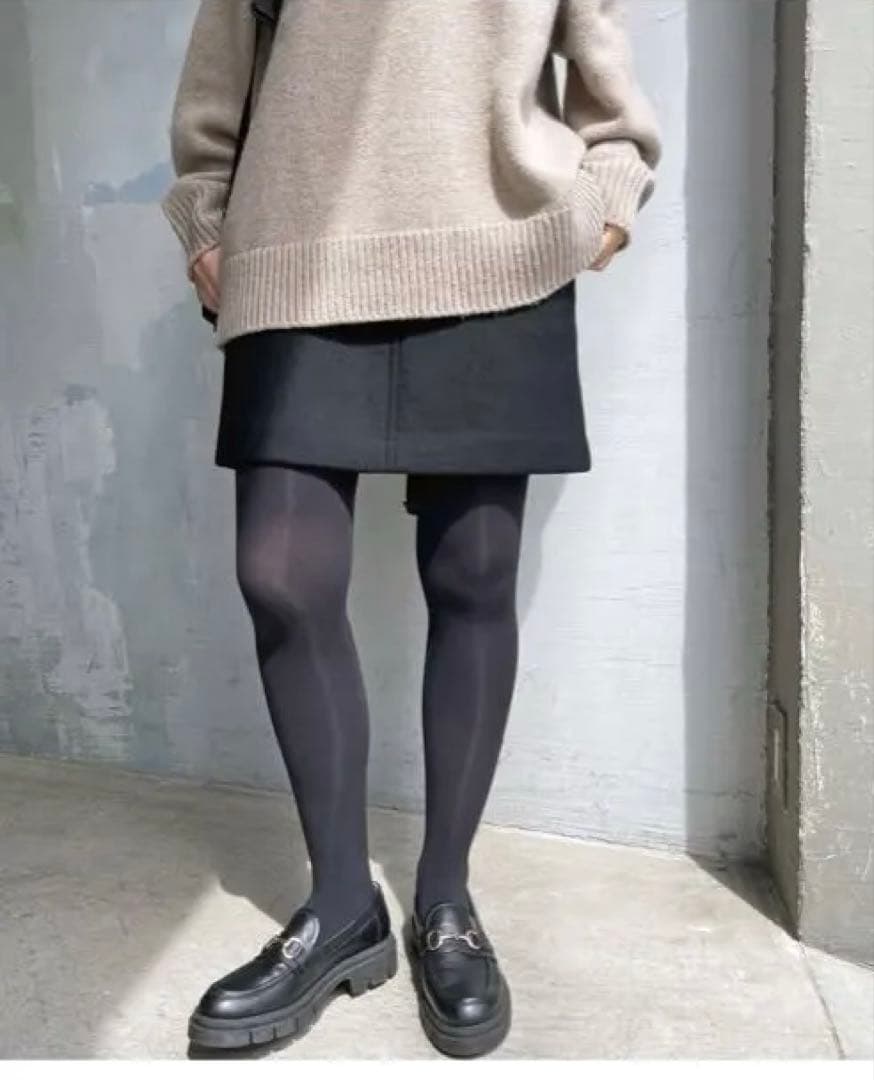 Spick and Span メルトン Aラインミニスカート　サイズ36