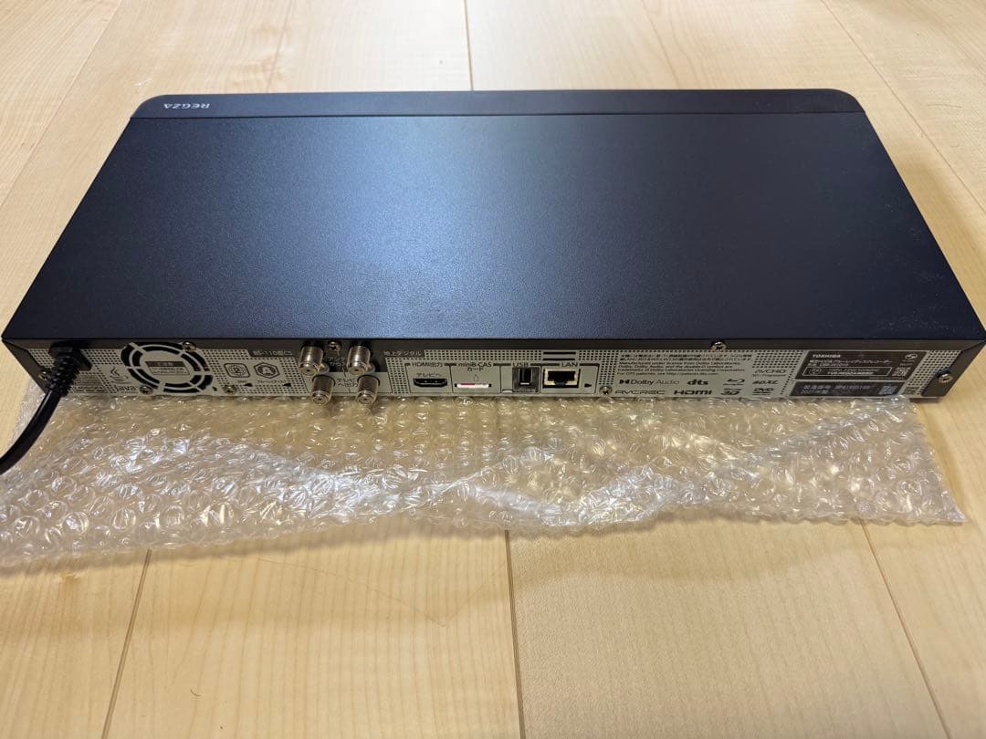 REGZA ブルーレイプレーヤー 本体DBR-W1010 2021年製ブラック