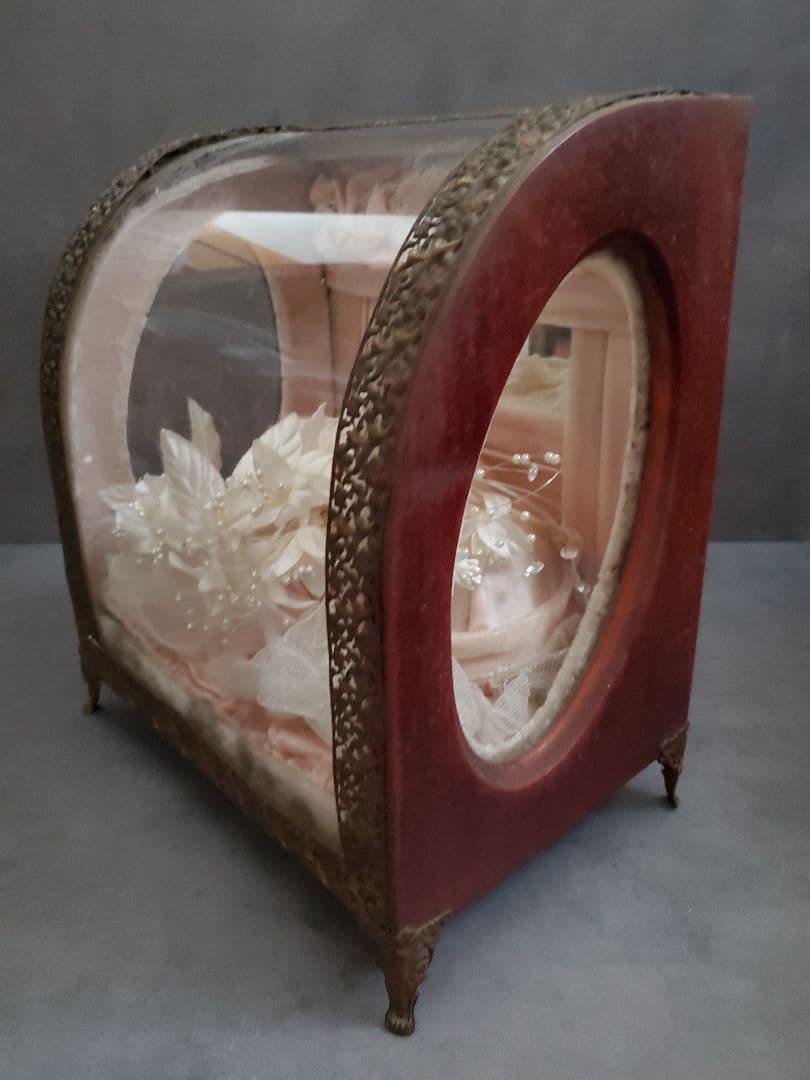 グローブドマリエ　ガラスケース　フランスアンティーク