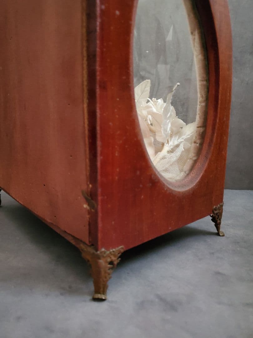 グローブドマリエ　ガラスケース　フランスアンティーク