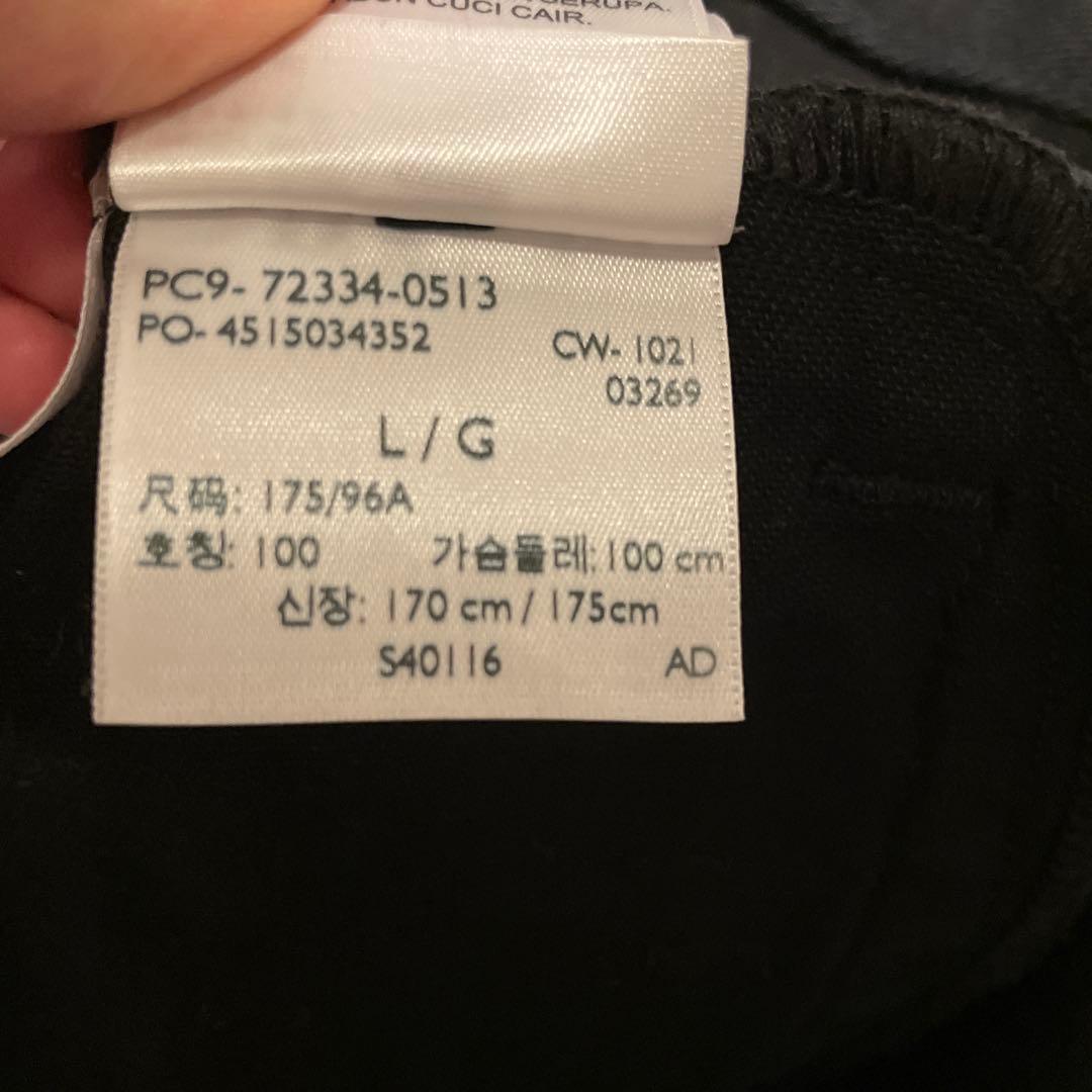 リーバイス　ブラックデニムベスト　tattoo studio yamada L