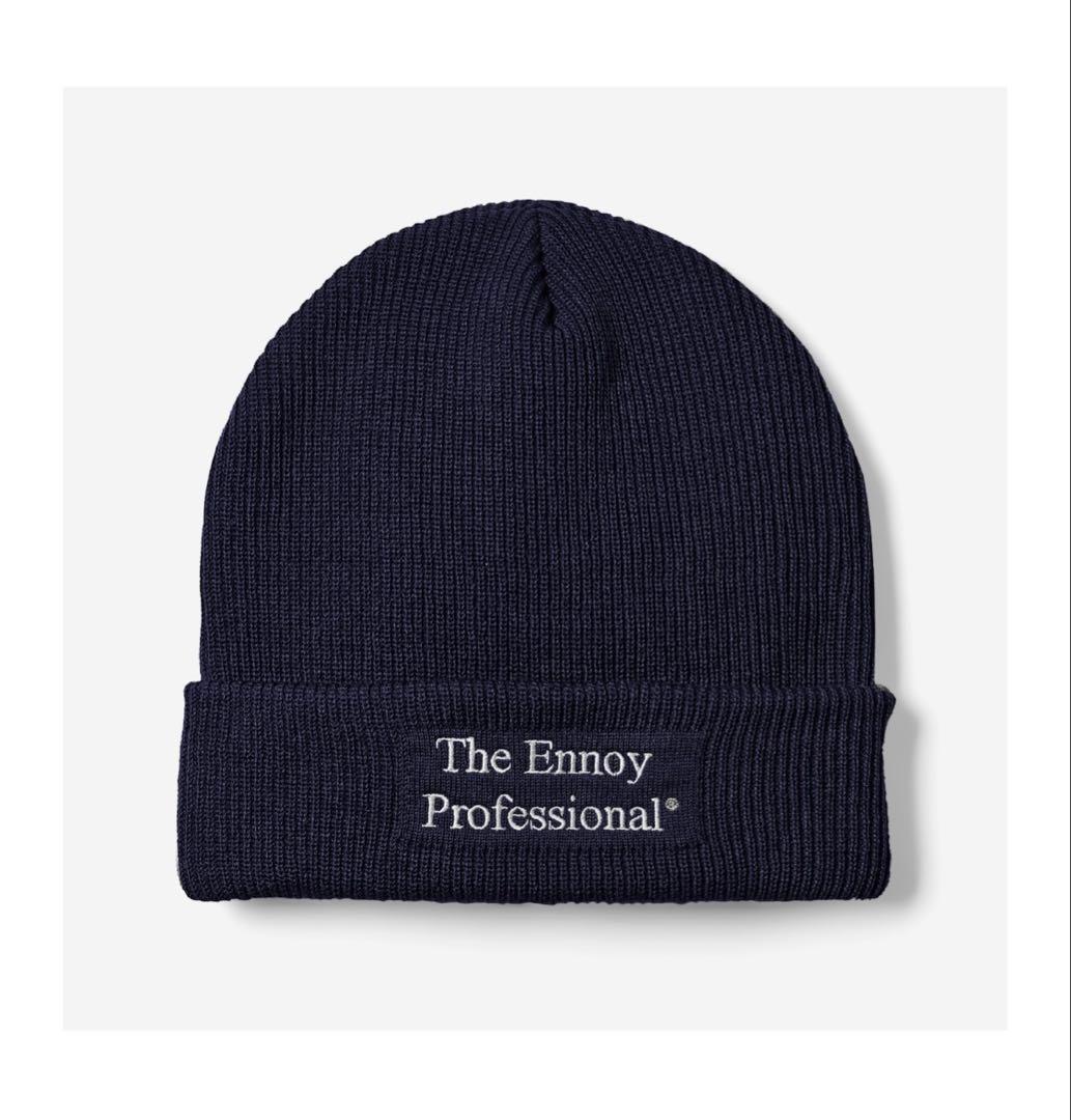 新作 ENNOY PROFESSIONAL KNIT CAP (NAVY)