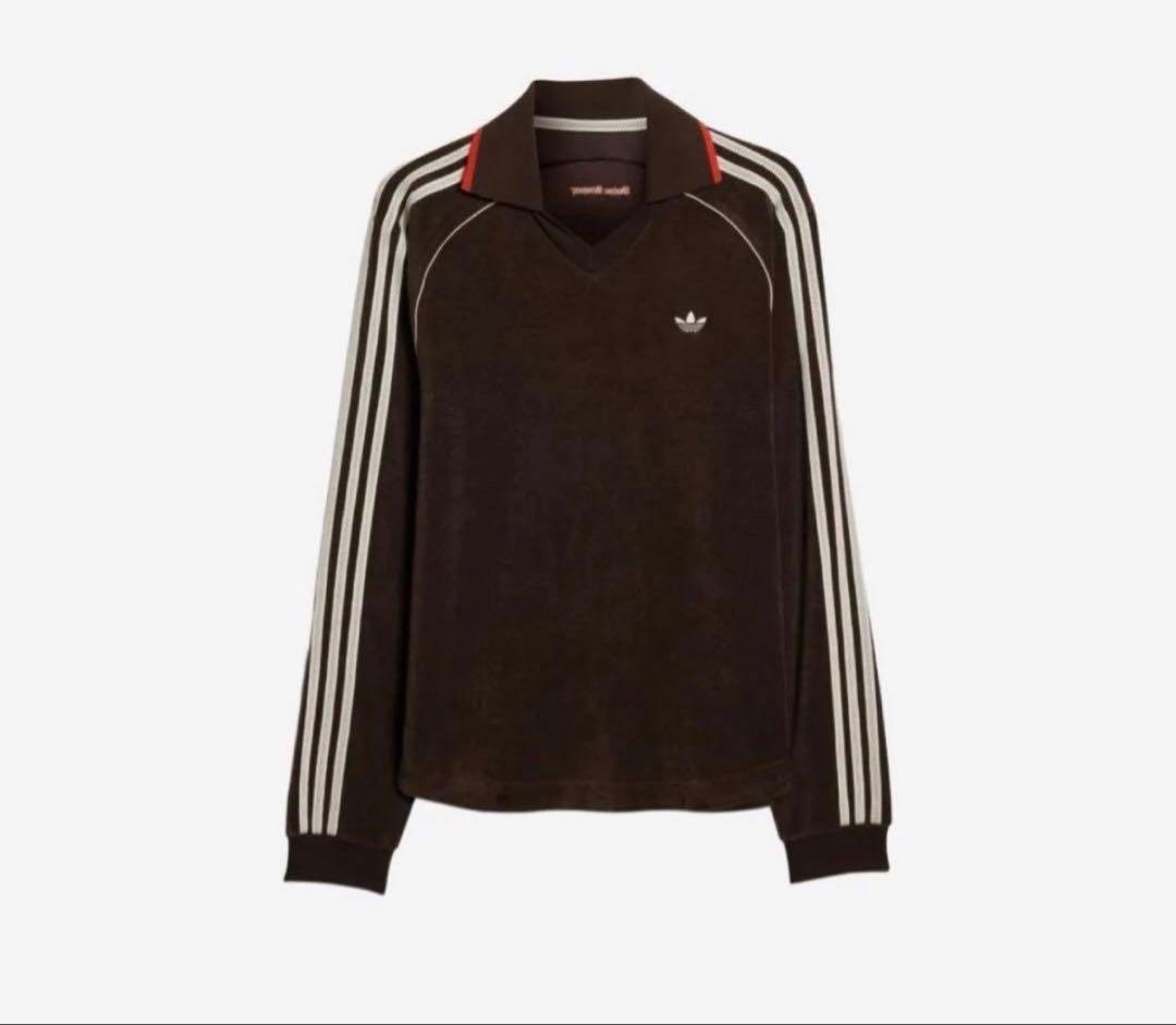 adidas Wales Bonner ブラウン ポロシャツ S