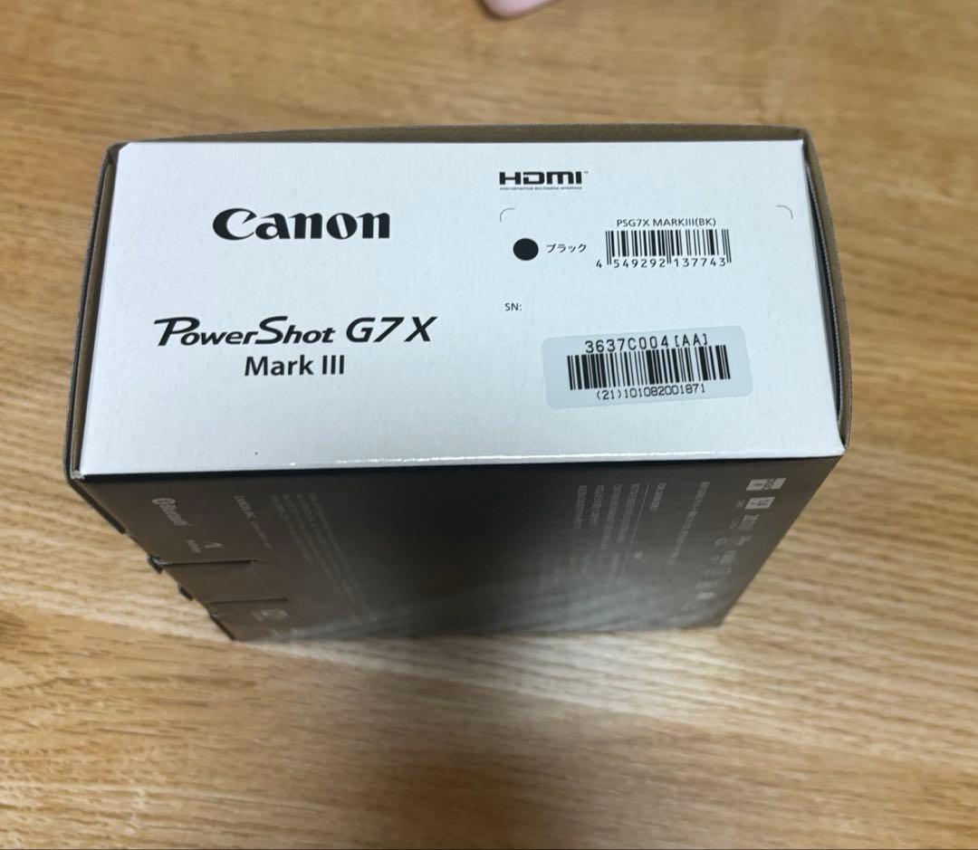 新品 ブラック　Canon PowerShot G7X Mark III 3
