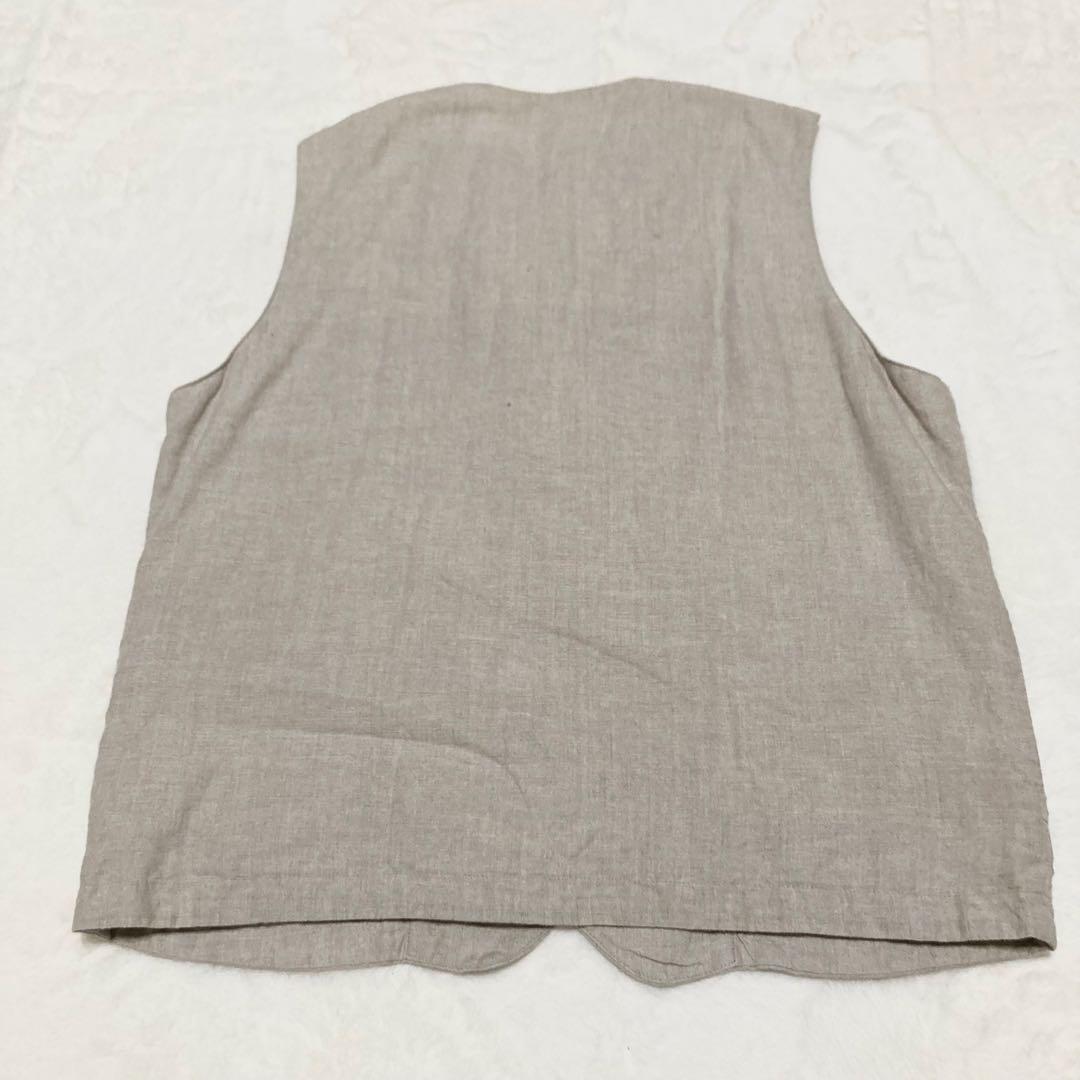 nest Robe CONFECT リネンクルーネックベスト　サイズ4