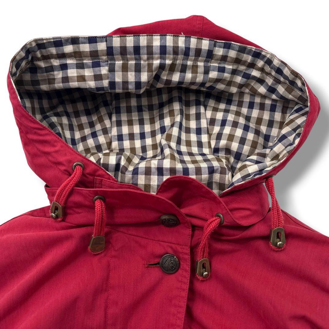 美品】アクアスキュータム　ダウン　ライナー　ハウスチェック　モッズコート　XL