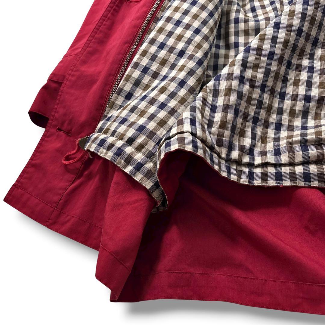 美品】アクアスキュータム　ダウン　ライナー　ハウスチェック　モッズコート　XL