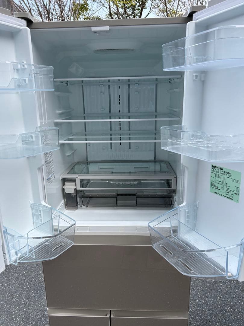 cu　福岡市配送無料　TOSHIBA　大型冷蔵庫　2019年製　462L