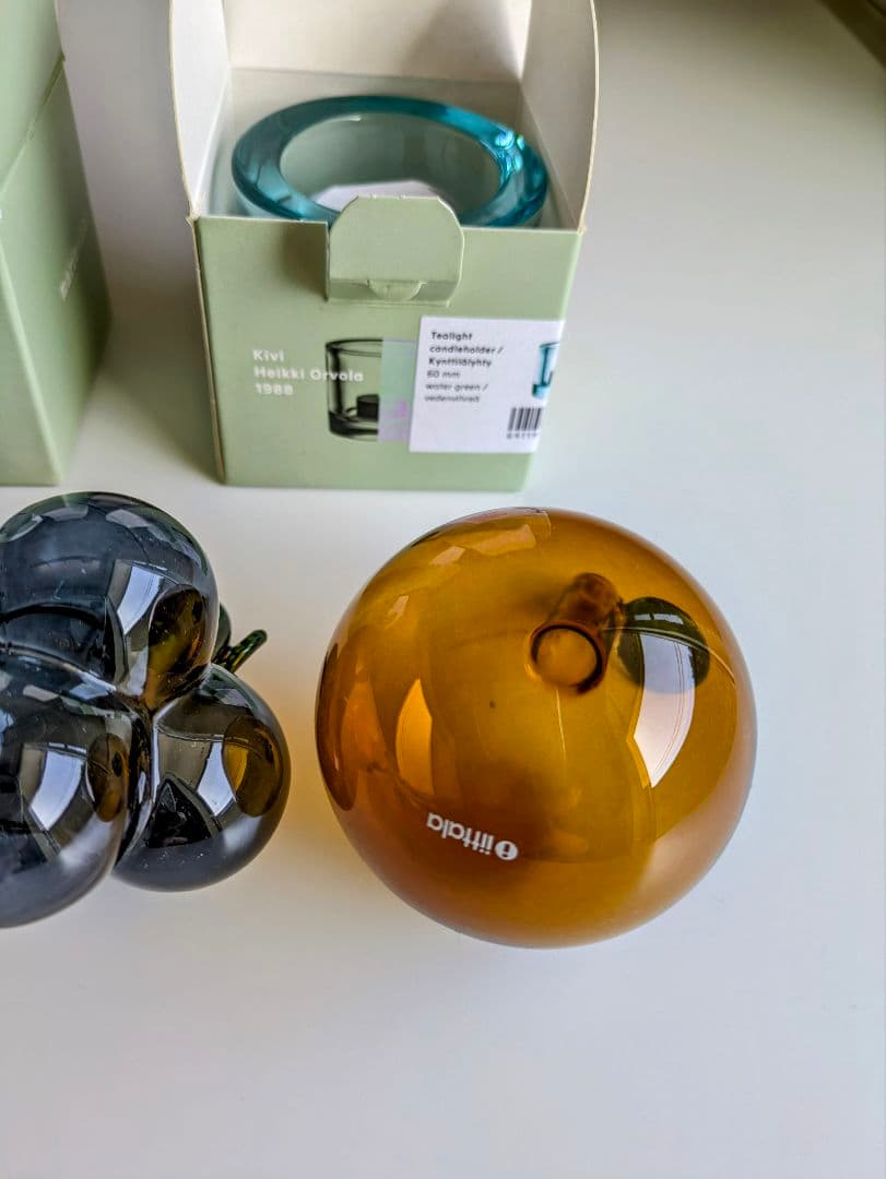 イッタラ　キビ　ミニフルーツ＆ベジタブル　オーナメント　グレープ　アップル