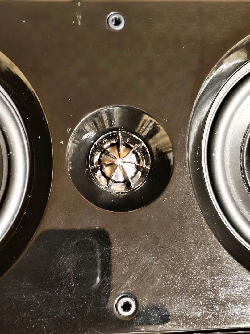 良品 KEF 6LCR LCR ブラック センタースピーカー