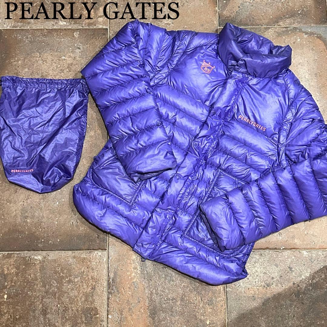 PEARLY GATES 2WAYダウンジャケット パープル系 サイズ2