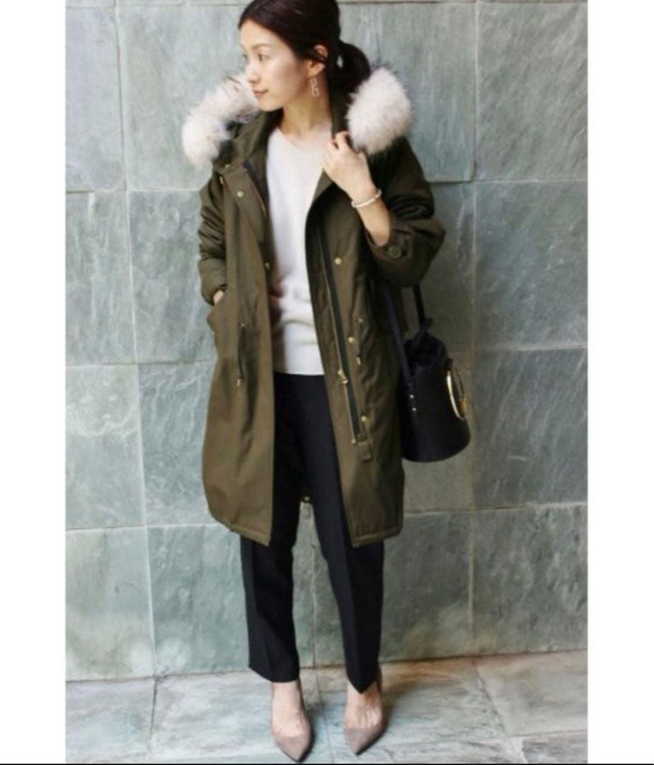 IENA　イエナ　モッズコート　カーキ38