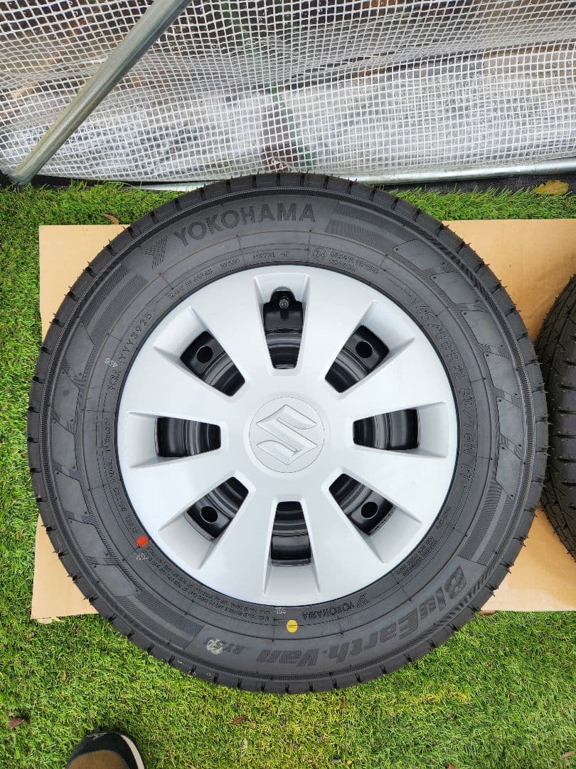 エブリィDA17V新車外し 12インチ タイヤホイールセット